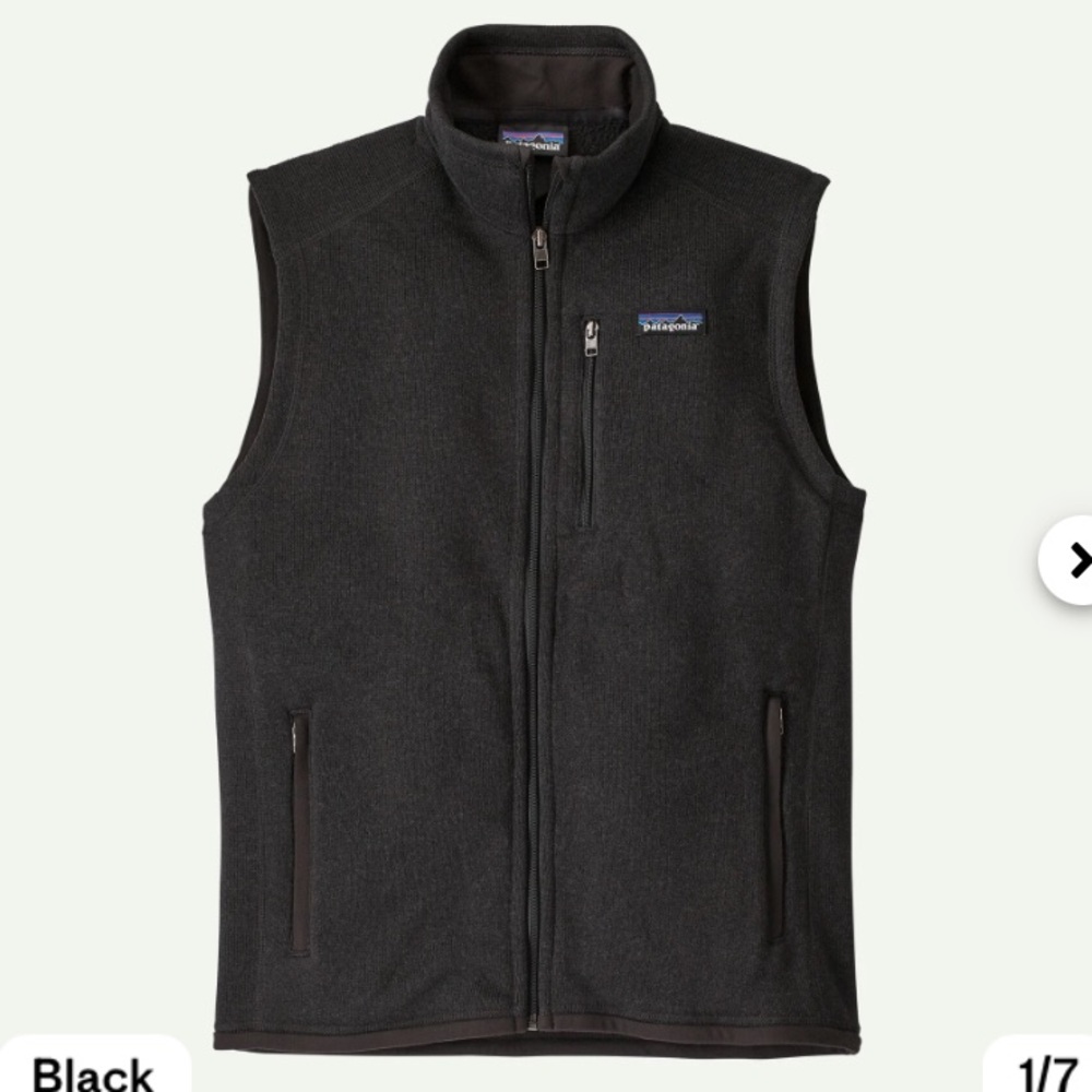 Patagonia Men’s Better Sweater Fleece Vest size Medium - Picture 1 of 12